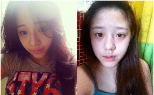 网红素颜真实照,真实与滤镜的碰撞